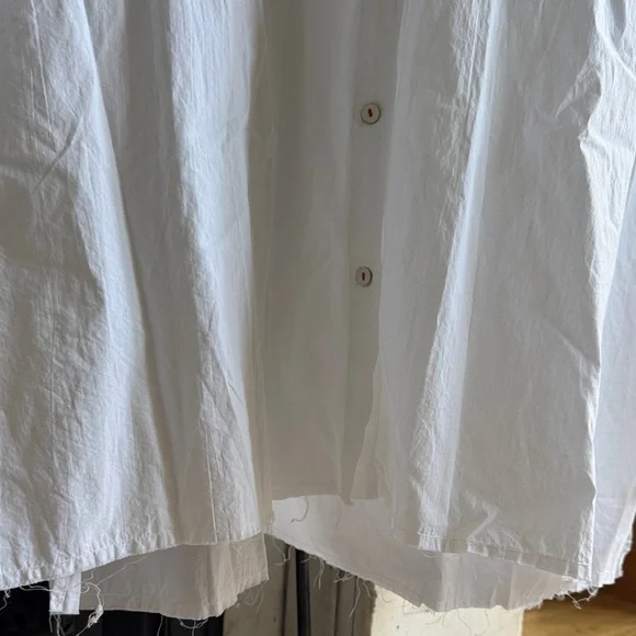 Hannoh Wessel Designer White Button-Up Shirt - Picture 4 of 11